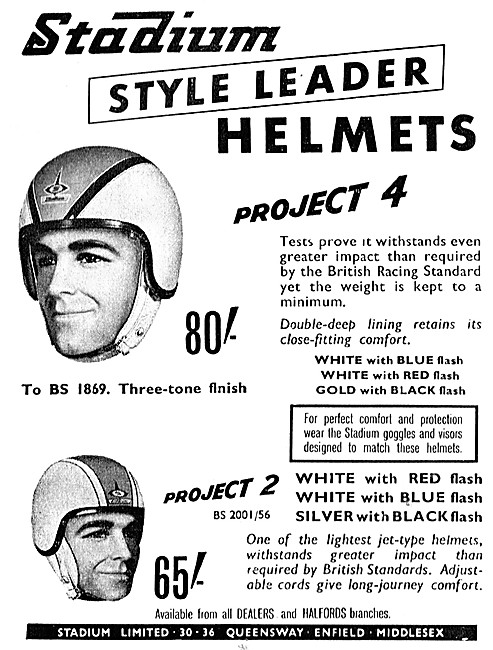 Stadium Motor Cycle Accessories - Project 4 Helmets              