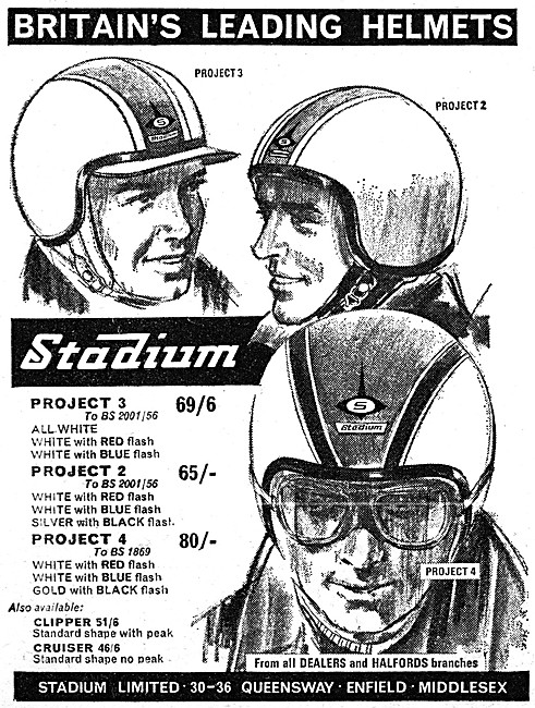 Stadium Project Series Crash Helmets 1966                        