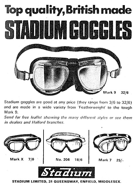 Stadium Motor Cycle Goggles                                      