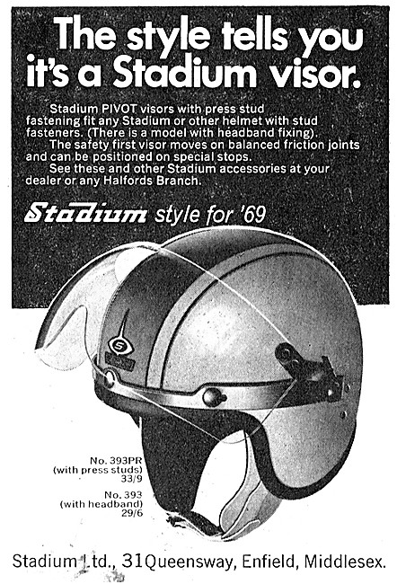 Stadium Motorcyclists Accessories - Stadium Helmet Visors        