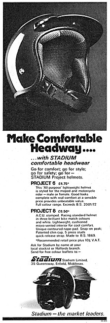 Stadium Motor Cycle Accessories - Stadium Project 6 Headwear     