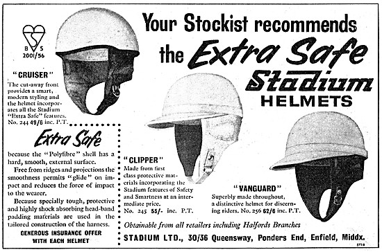 Stadium Vanguard Motor Cycle Helmet                              
