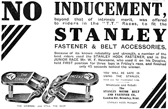 Stanley Belts &  Accessories                                     