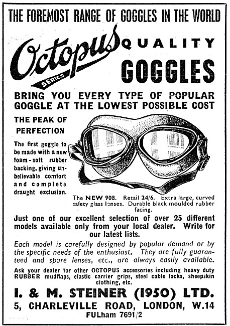 Steiner Octopus Goggles                                          