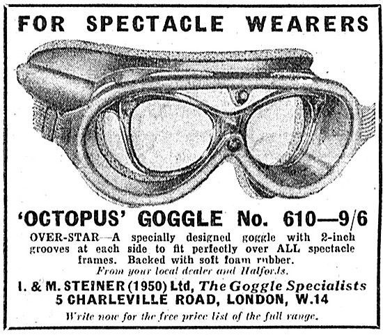 Steiner Octopus No.610 Goggles For Spectacle Wearers             