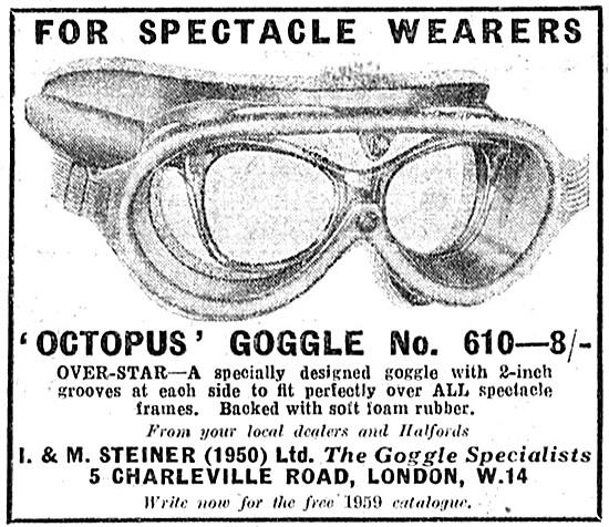 Steiner Octopus No.610 Goggles For Spectacle Wearers             