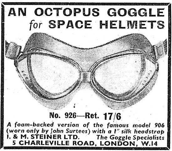 Steiner Octopus Goggles For Space Helmets                        
