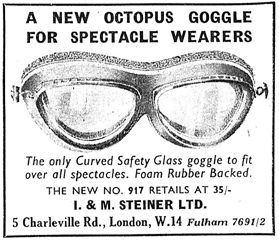 Octopus Motor Cycle Goggles For Spectacle Wearers                