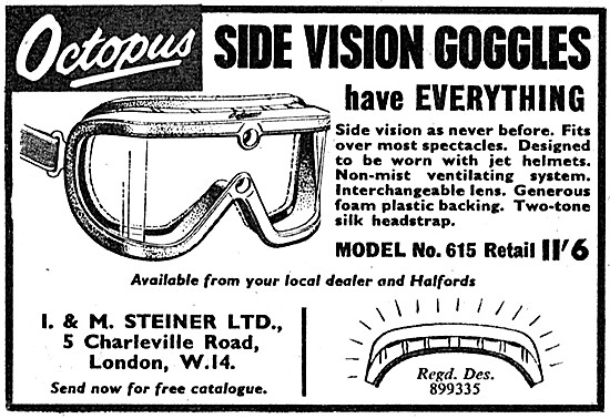 Model 615 Octopus Side Vision Goggles                            
