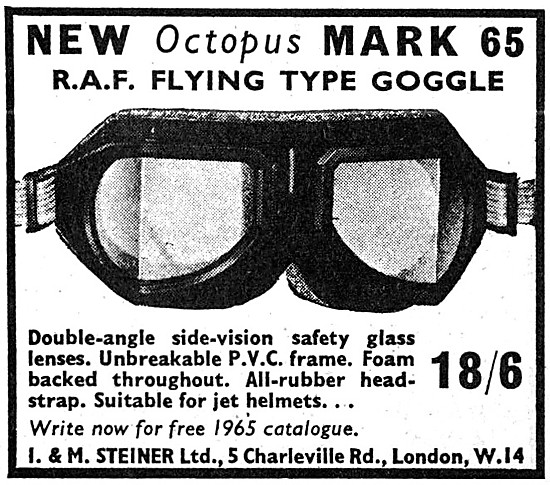 Octopus RAF Flying Type Mark 65 Goggles                          