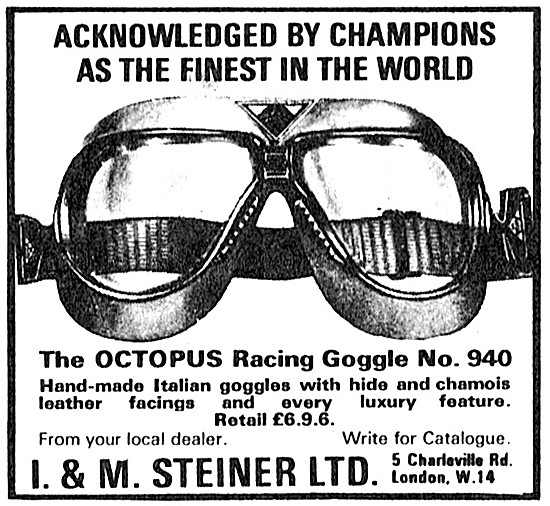 Octopus No 940 Racing Goggles                                    