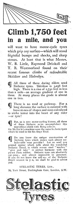 Stelastic Motor Cycle Tyres                                      