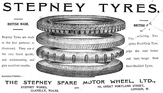 Stepney Motor Cycle Tyres                                        