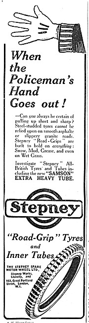 Stepney Motor Cycle Tyres                                        