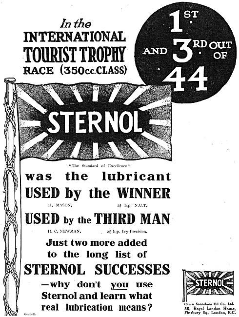 Sternol Motor Oil                                                