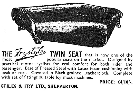 Frystyle Twin Seats                                              