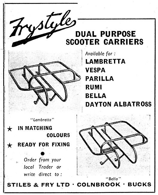 Frystyle Scooter Luggage Carriers                                