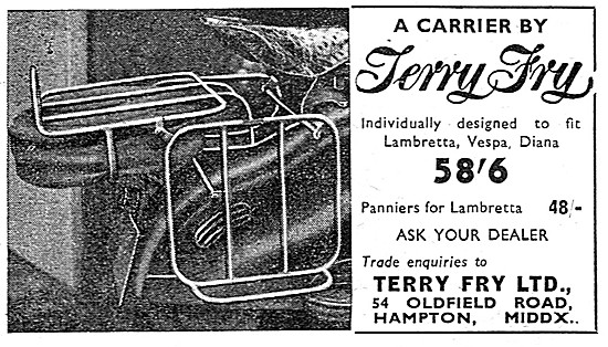 Terry Fry Motor Scooter Luggage Carriers                         