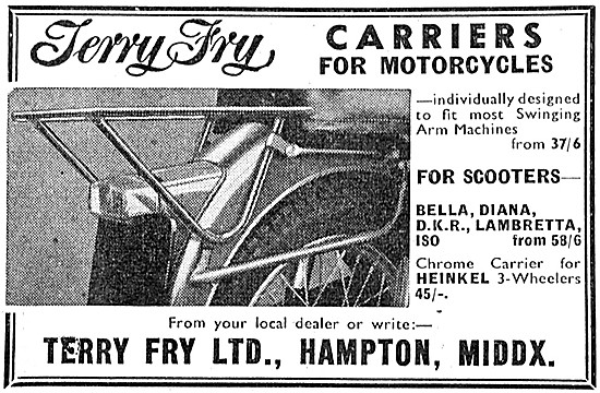 Terry Fry Motor Cycle Luggage Carriers                           