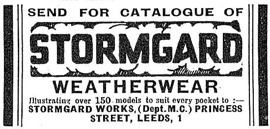 Stormgard Weatherwear 1938                                       