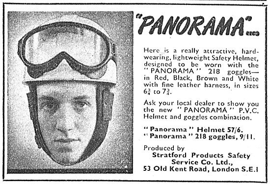 Stratford Panorama Motor Cycle Model 218 Goggles                 