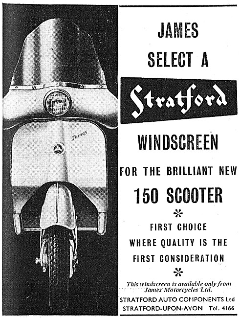 Stratford Motor Scooter Windscreens                              