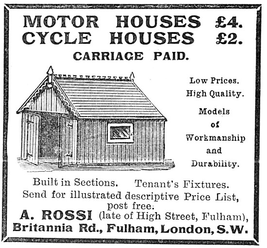 Rossi Motor & Motor Cycle Houses                                 