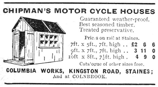 Chipmans Motor Cycle Houses                                      