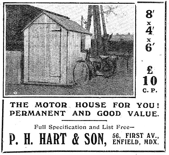 Hart Motorcycle Garage - Hart Motor Cycle House 1920 Pattern     
