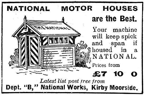 National Motor Houses - National Motor Cycle Garage 1920         