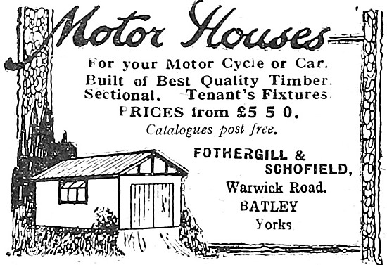 Fothergill & Schofield Motor Cycle Garages                       