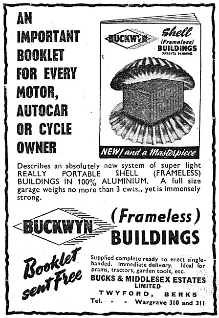Buckwyn Frameless Building - Buckwyn Garages                     