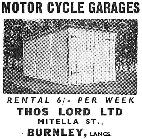 Thomas Lord Motor Cycle Garages                                  