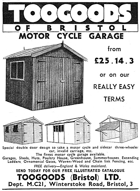 Toogoods Motor Cycle Garage                                      