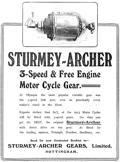 Sturmey-Archer Gears - Sturmey-Archer Gearboxes                  