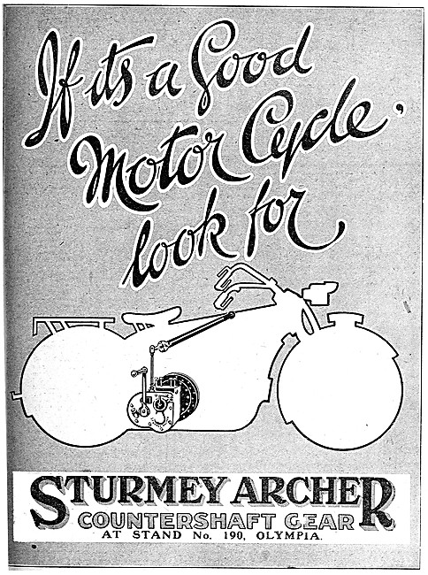 Sturmey-Archer Motor Cycle Countershaft Gears                    