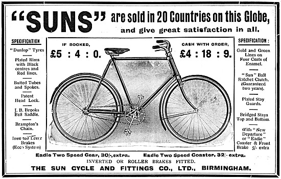 1906 Sun Bicycles                                                