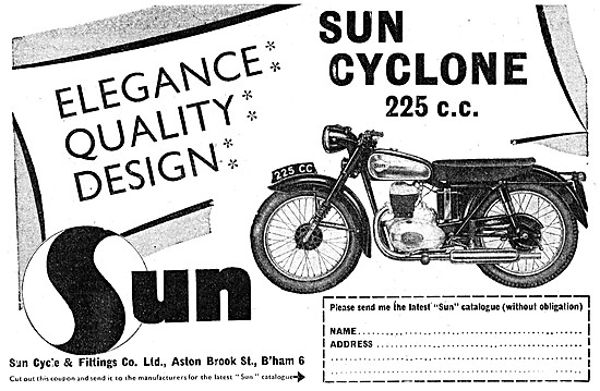 1955 Sun Cyclone 225 cc                                          
