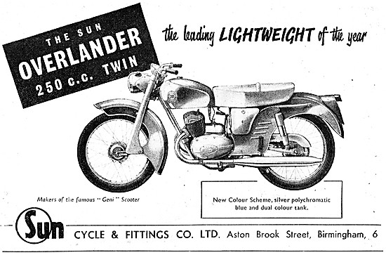 1957 Sun Overlander 250 Twin                                     