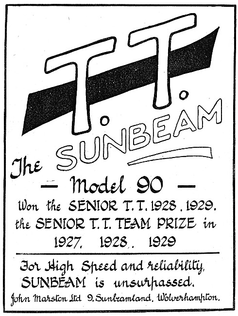 1931 Sunbeam Model 90                                            
