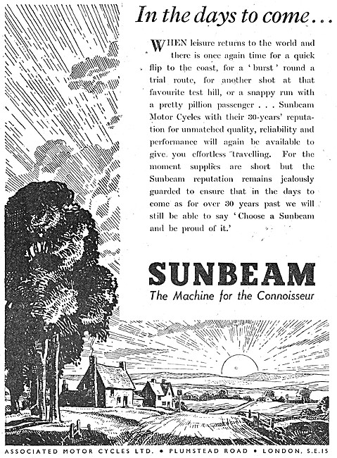 1942 Sunbeam Motorcycles                                         