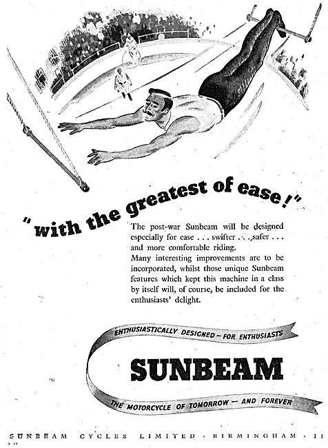 1944 Sunbeam Motor Cycles                                        