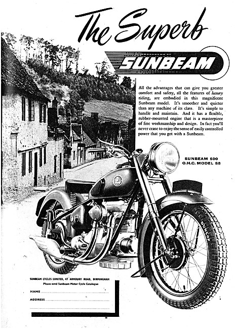 1951 Sunbeam 500 OHC Model S8 - Sunbeam S8                       