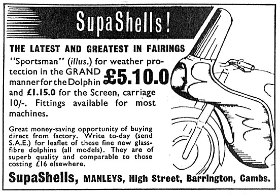 Butler SupaShells Dolphin Fairings                               