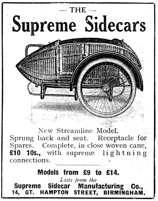 Supreme Sidecars                                                 