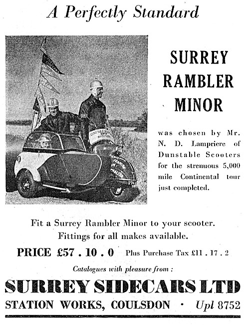 Surrey Sidecars - Rambler Minor Sidecar                          