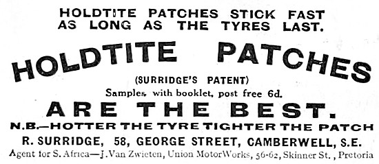 Surridges Holdtite Tyre Patches                                  