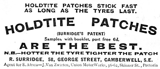 Surridges Holdtite Tyre Patches                                  