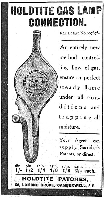 Surridges Holdtite Gas Lamp Connection                           