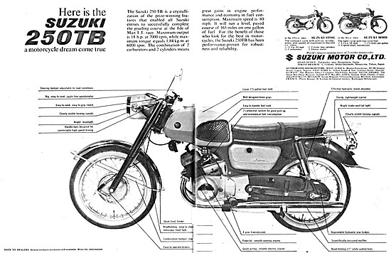 1962 Suzuki  250 TB                                              